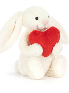 Bashful Bunny Red Love Heart