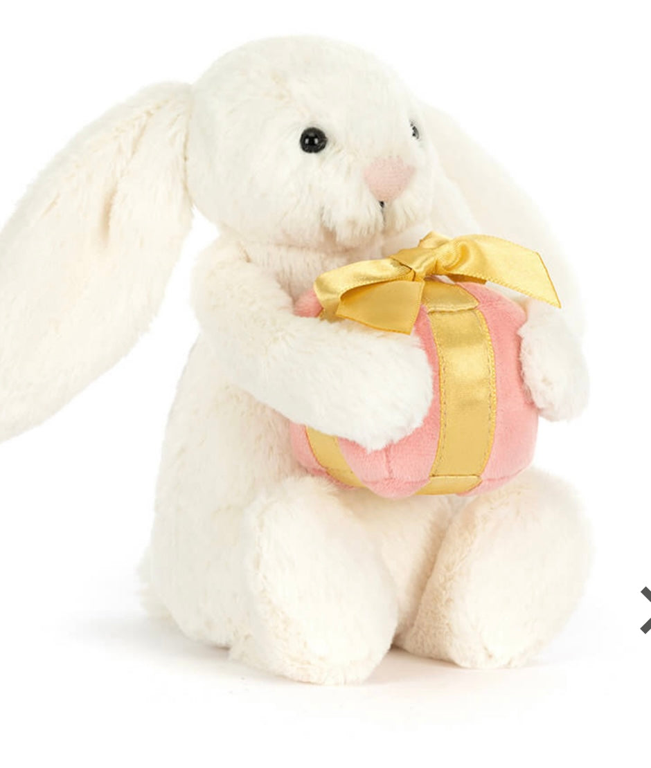 Bashful Bunny With Present